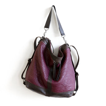 VTG101 | Jennifer | Vintage Hoop Hobo Double Zip - XL