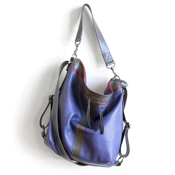 VTG216 | Jessica | Vintage Hoop Hobo Double Zip - Medium