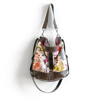 VTG255 | Jessica | Vintage Hoop Hobo Double Zip - Medium