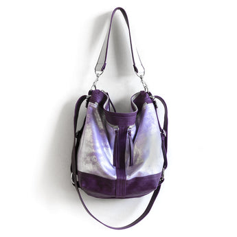 VTG380 | Jessica | Vintage Hoop Hobo Double Zip - Medium