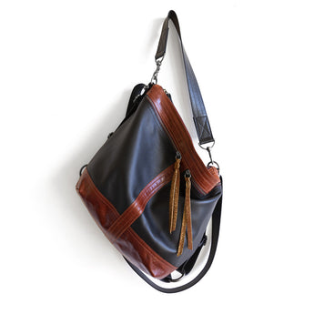 VTG610 | Julie | Florida | Vintage Hobo Hoop Double Zip