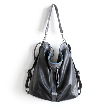 VTG143 | Julia | Vintage Hoop Hobo Double Zip - XL