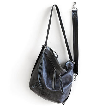 VTG466 | Karen | Oregon | Vintage Hobo Double Zip - Medium
