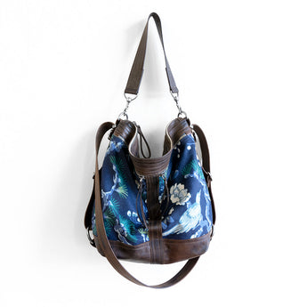 VTG119 | Kim | Vintage Hoop Hobo Double Zip - Medium