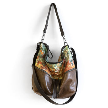 CDZ162 | Kristin | California | City Safari Double Zip Hoop - Medium