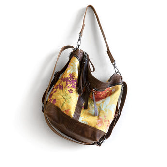 VTG358 | Kristin | Vintage Hoop Hobo Double Zip - Medium
