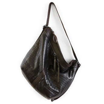 VTG517 | Laura | Tennessee | Vintage Hobo Double Zip - Large