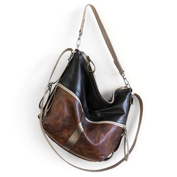 CDZ123 | Lauren | Massachusetts | City Safari Double Zip Hoop - Large