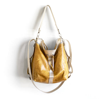 VTG206 | Lauren | Vintage Hoop Hobo Double Zip - Medium