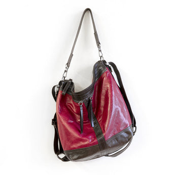 VTG079 | Lauren | Vintage Hoop Hobo Double Zip - Medium