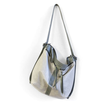 VTG574 | Leigh | Texas | Vintage Hobo Double Zip - Medium