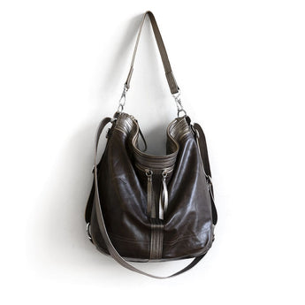 VTG354 | Lianna | Vintage Hoop Hobo Double Zip - Large