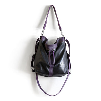 VTG284 | Lori | Vintage Hoop Hobo Double Zip - Small