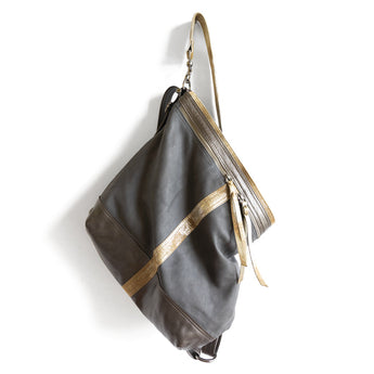 VTG614 | Marie | Virginia | Vintage Hobo Double Zip Hoop - XL