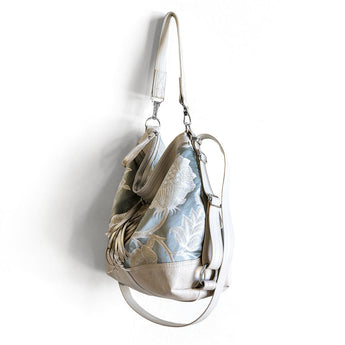 VTG177 | Mary Ann | Vintage Hoop Hobo Double Zip - Medium