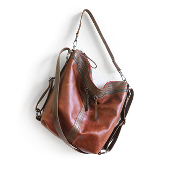 VTG006 | Mary Ann | Vintage Hoop Hobo Double Zip - Medium