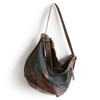 VTG445 | Melanie | New York | Vintage Hobo Double Zip - Medium