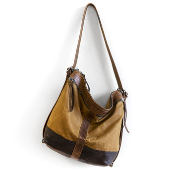 VTG496 | Melanie | New York | Vintage Hobo Double Zip - Medium