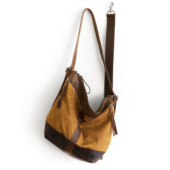 VTG475 | Melanie | New York | Vintage Hobo Double Zip - Small