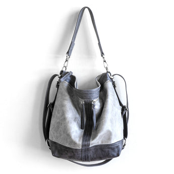 VTG142 | Melissa | Vintage Hoop Hobo Double Zip - Medium