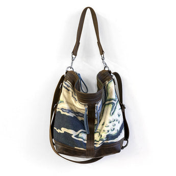 VTG151 | Melissa | Vintage Hoop Hobo Double Zip - Medium