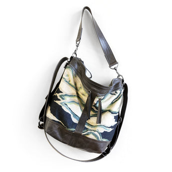VTG185 | Melissa | Vintage Hoop Hobo Double Zip - Medium