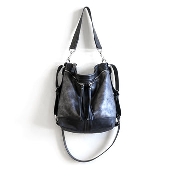 VTG312 | Melissa | Vintage Hoop Hobo Double Zip - Small