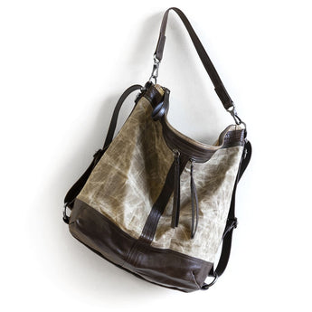 VTG389 | Melissa | Vintage Hoop Hobo Double Zip - XL
