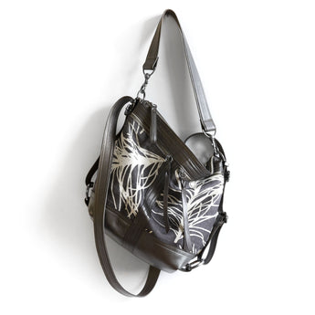 VTG549 | Melissa | California | Vintage Hoop Hobo Double Zip - Small