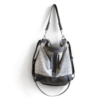 VTG360 | Michele | Vintage Hoop Hobo Double Zip - Medium