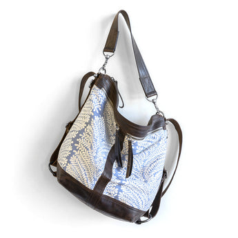 VTG108 | Michele | Vintage Hoop Hobo Double Zip - Medium