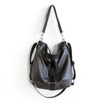 VTG117 | Michele | Vintage Hoop Hobo Double Zip - Medium