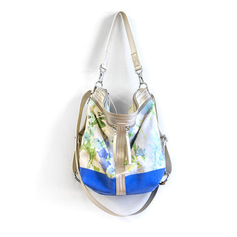 VTG298 | Michele | Vintage Hoop Hobo Double Zip - Medium