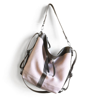 VTG176 | Michele | Vintage Hoop Hobo Double Zip - Medium