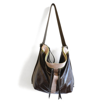 VTG620 | Michelle | Pennsylvania | Vintage Hobo Double Zip - Large