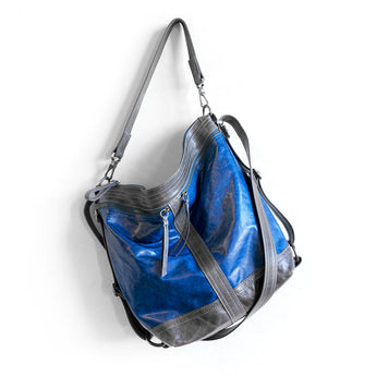 VTG059 | Michelle | Vintage Hoop Hobo Double Zip - Large