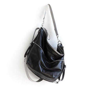 DFL101 | Naomi | Single Zip Hoop Duffel - Large