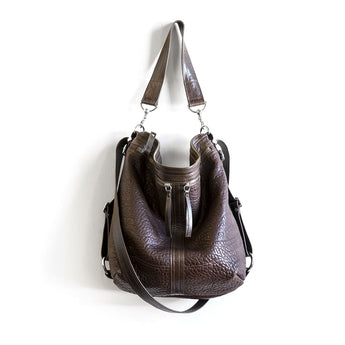 VTG294 | Naomi | Vintage Hoop Hobo Double Zip - Large
