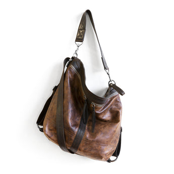 VTG027 | Natasha | Vintage Hoop Hobo Double Zip - Medium
