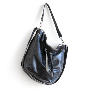 VTG407 | Nicole | Vintage Hobo Double Zip - Medium