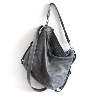 VTG536 | Nicole | Maine | Vintage Hoop Hobo Single Zip - Medium