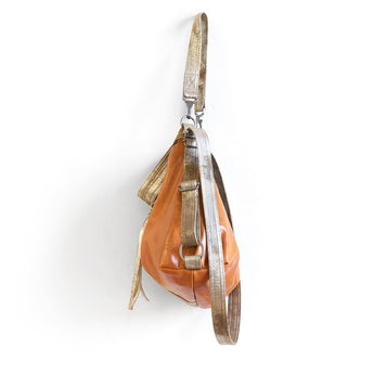 VTG363 | Nikki | Vintage Hoop Hobo Double Zip - Medium