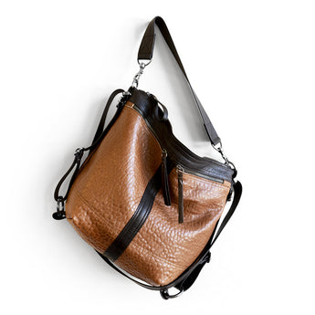 VTG178 | Nikki | Vintage Hoop Hobo Double Zip - Medium