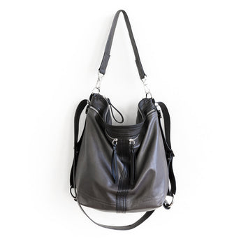 VTG127 | Nicole | Vintage Hoop Hobo Double Zip - Medium