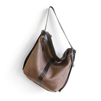 VTG003 | In House Custom | Vintage Hobo Double Zip - Medium
