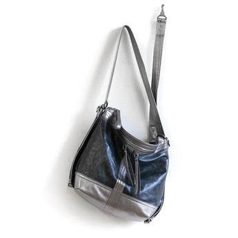 VTG412 | Rachel | Vintage Hobo Double Zip - Small
