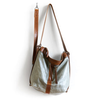 VTG417 | Rachel | Pennsylvania | Vintage Hobo Double Zip - Small