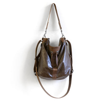 VTG347 | Robert | Vintage Hoop Hobo Double Zip - Small