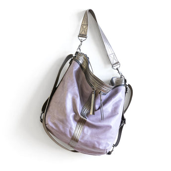 VTG262 | Selena | Vintage Hoop Hobo Double Zip - Large
