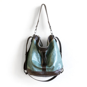 VTG065 | Shae | Vintage Hoop Hobo Double Zip - Medium